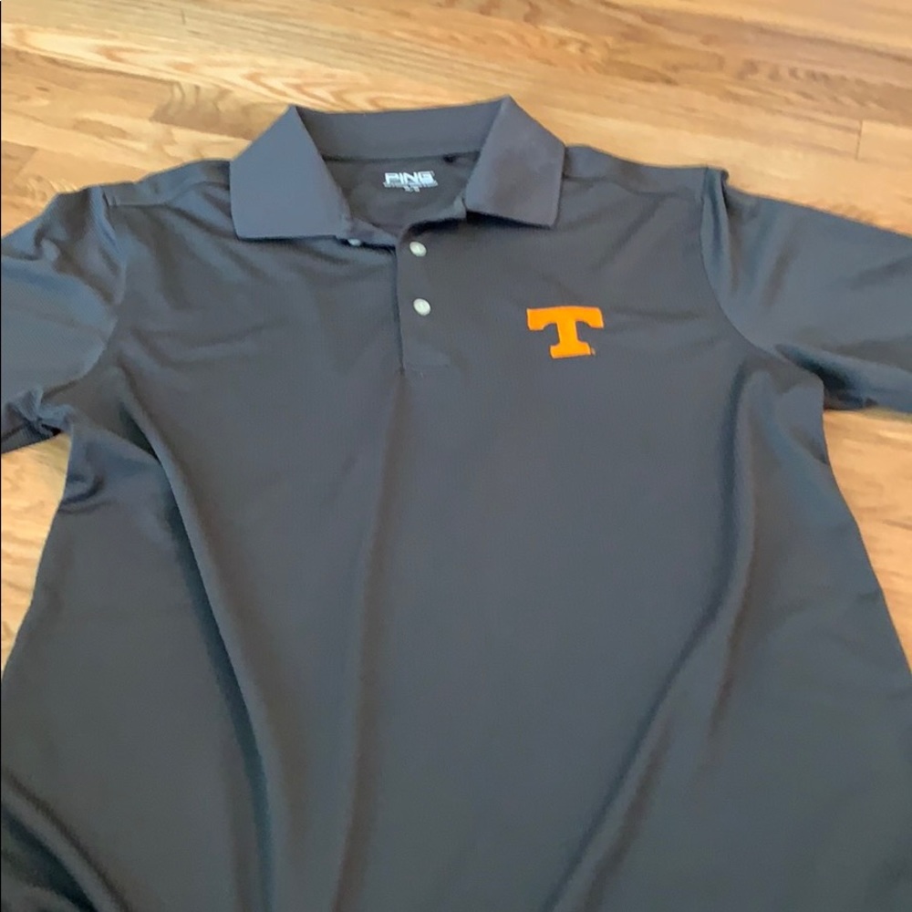 Men’s ping golf shirt with power T